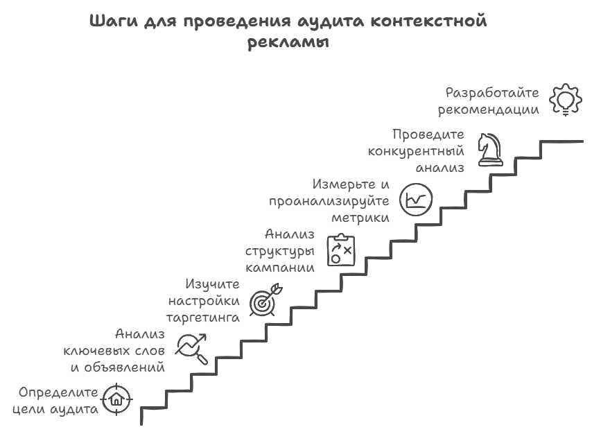 Шаги для проведения аудита
